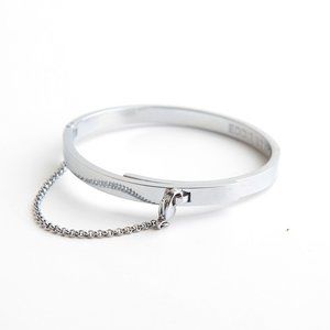 NEW Eddie Borgo Thin Safety Chain Bracelet SILVER or ROSE GOLD